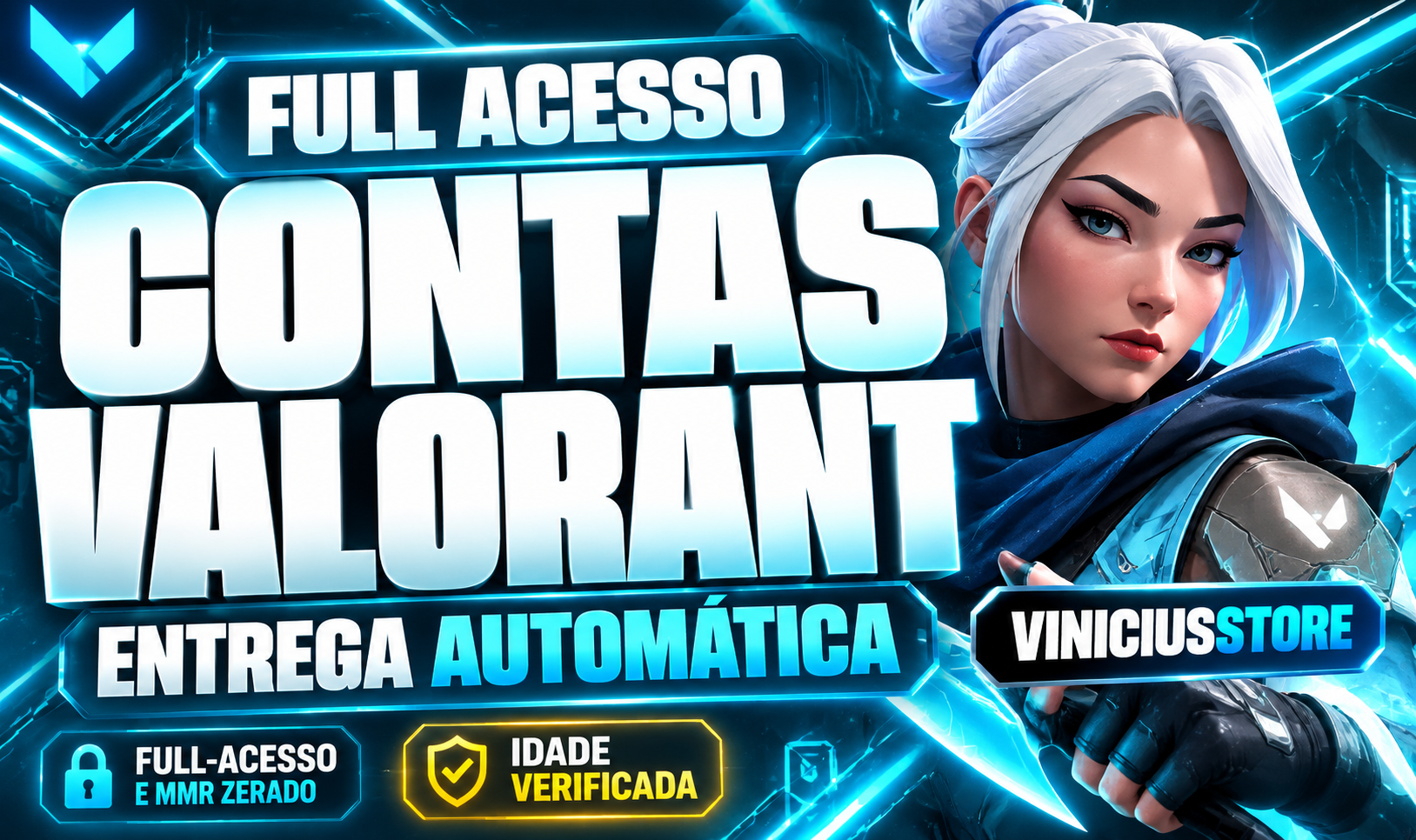 Conta Valorant LVL 20 PREMIUM + EMAIL DE CRIAÇÃO / COMP LIBERADO / UPADO A MÃO