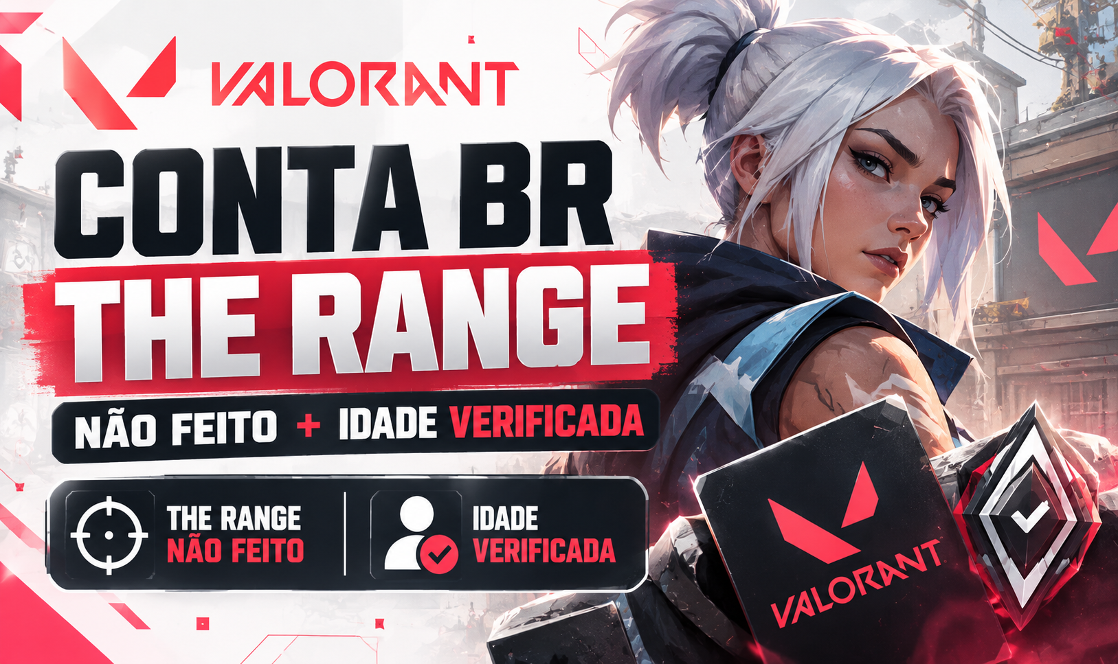 Conta BR The Range Não Feito + Idade Verificada