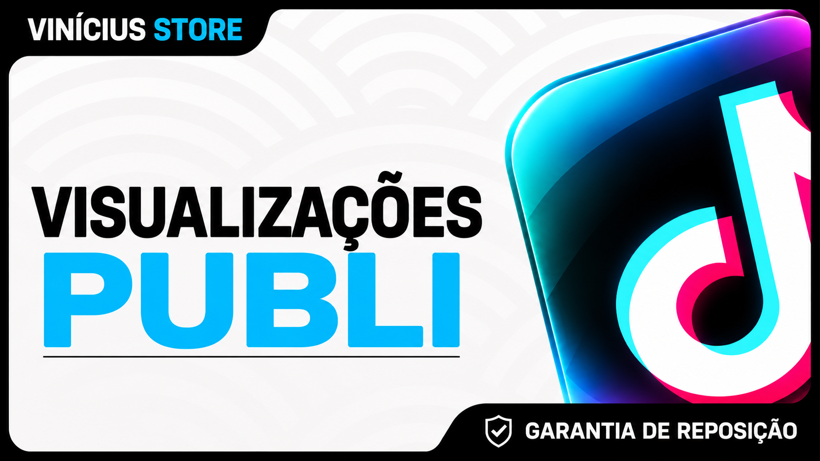 Visualizações vídeo - Tiktok