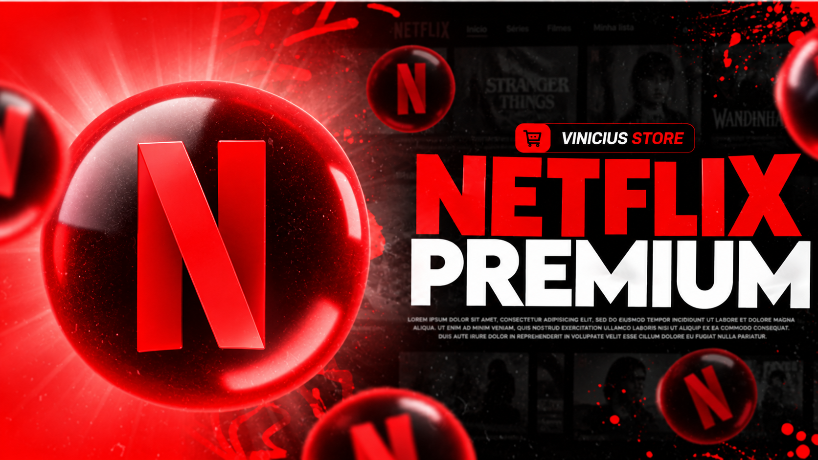 Netflix 4K Ultra HD 30 Dias | 1 Tela com PIN ( SOMENTE PARA TV )